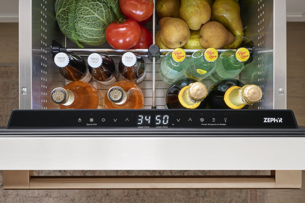 Presrv Dual Zone 24-In Built-In Drawer Refrigerator ( Panel Ready )