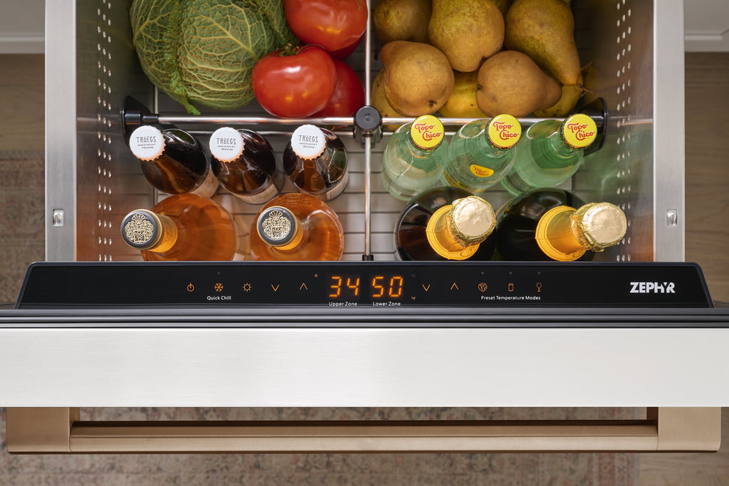Presrv Dual Zone 24-In Built-In Drawer Refrigerator ( Panel Ready )