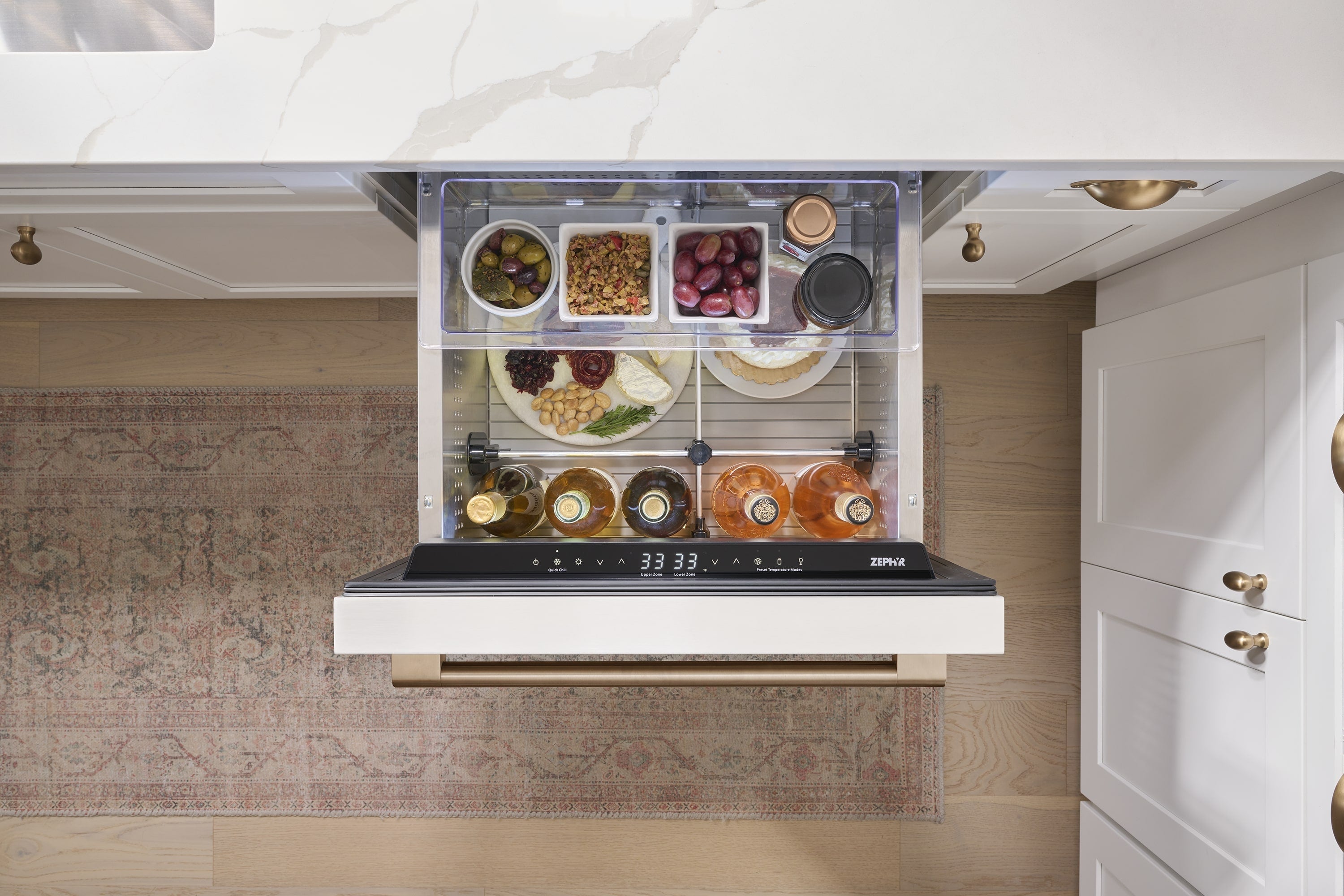 Presrv Dual Zone 24-In Built-In Drawer Refrigerator ( Panel Ready )