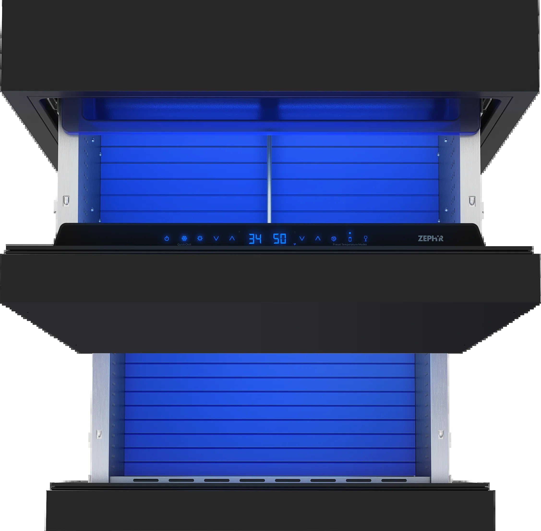 Presrv Dual Zone 24-In Built-In Drawer Refrigerator ( Panel Ready )