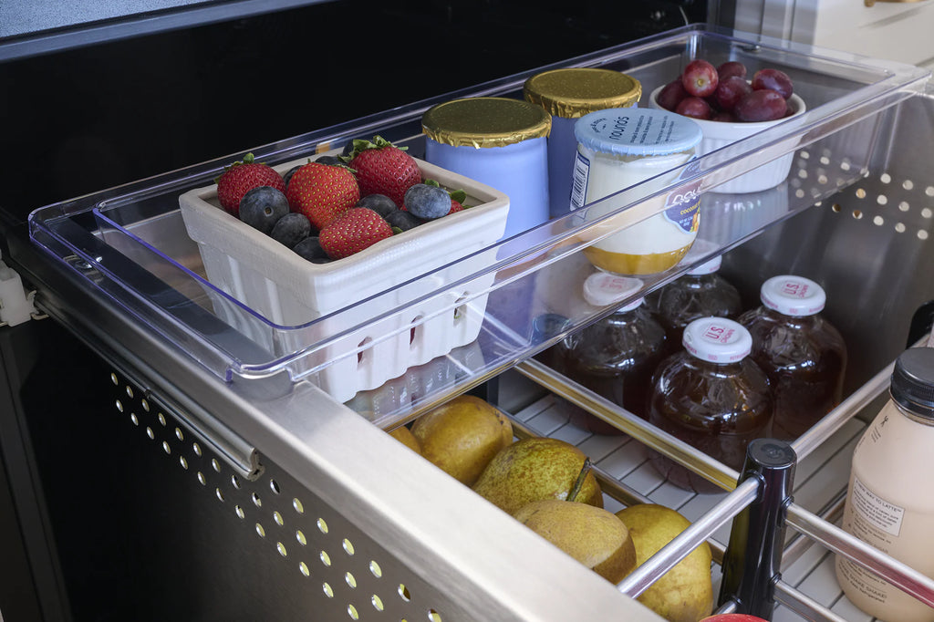 Presrv Dual Zone Outdoor 24-In Built-In Drawer Refrigerator ( Stainless Steel )
