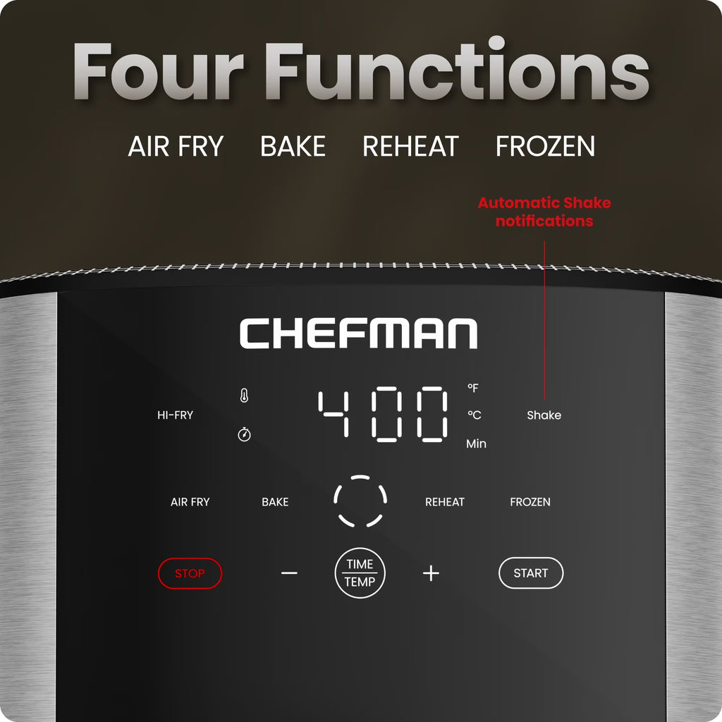 Turbofry Touch XL 8 Qt. Air Fryer with Digital Controls - Stainless Steel