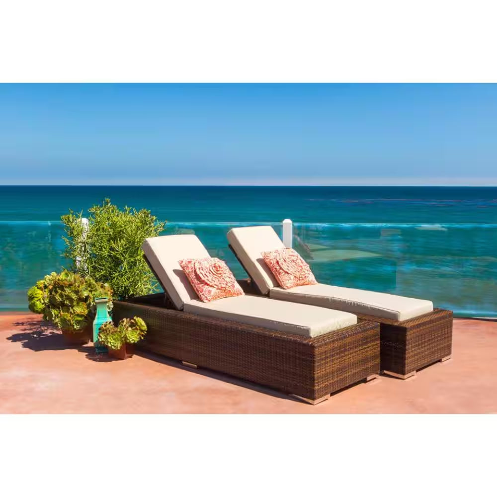 Black 20-Piece Wicker Patio Combo Conversation Set with Sunbrella Coal Cushions