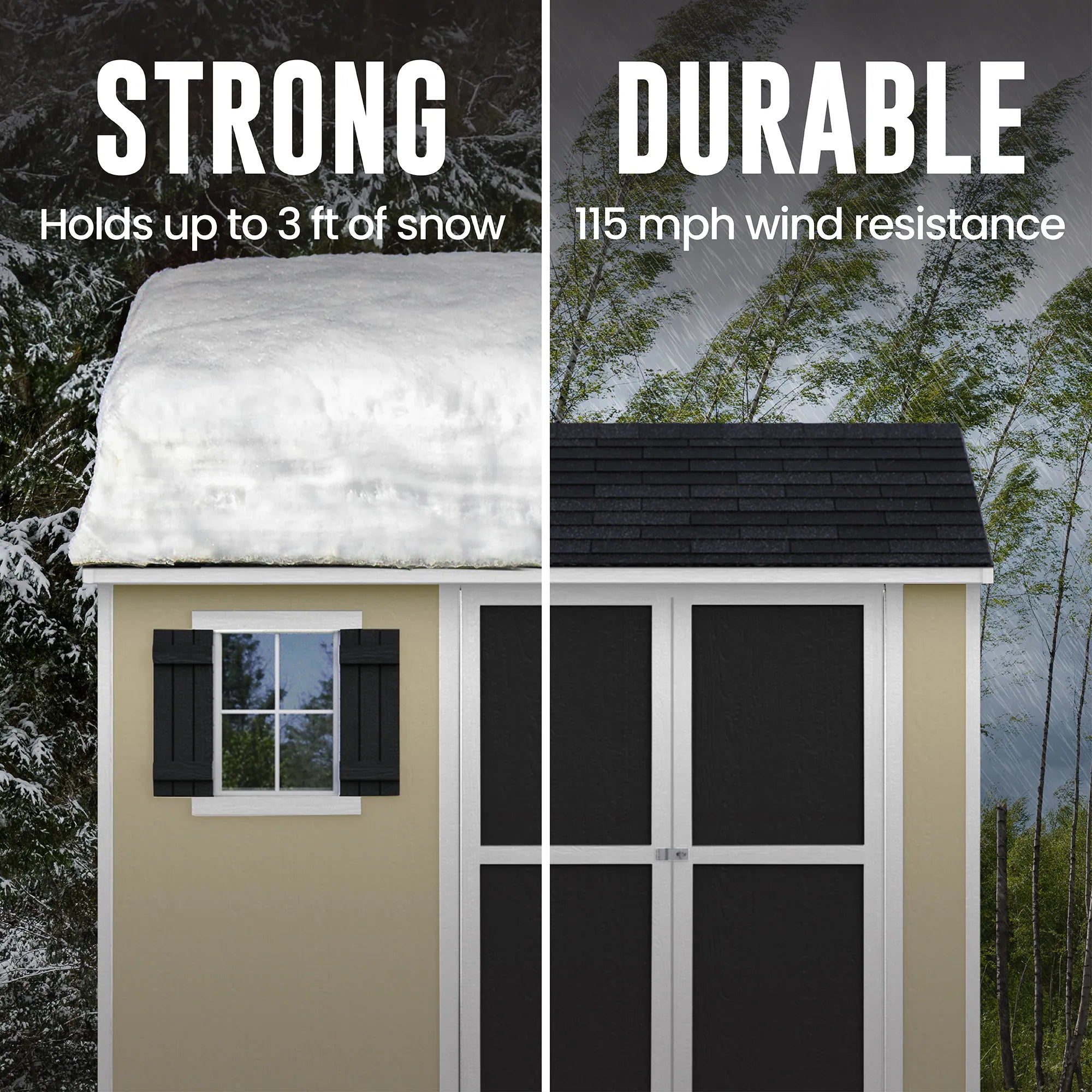 Valencia 10-Ft X 8-Ft Wood Outdoor Storage Shed